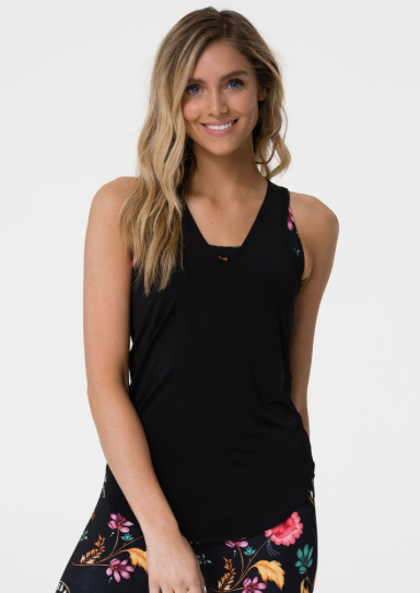 Image Title Onzie V Tank - Black
